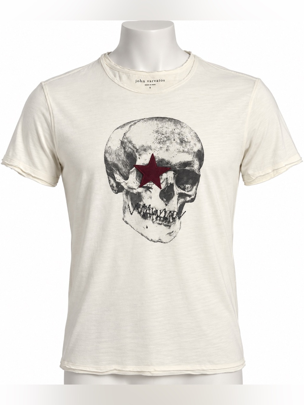 John Varvatos Men’s Skull Star Graphic T-Shirt Size S NWT